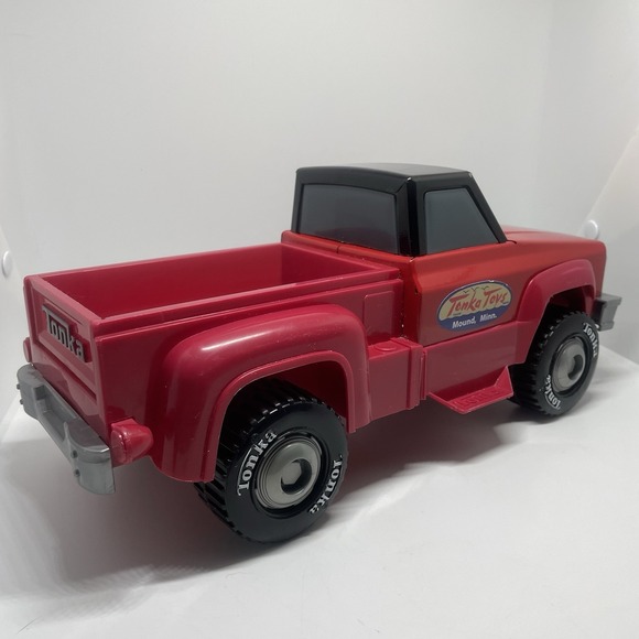Tonka Toys Mound Minn Hasbro 2012 Red Pick Up Truck Toy - Picture 2 of 16